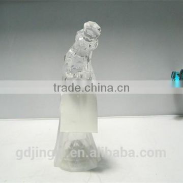 LED light Hight Transparent Acrylic bowing Pope