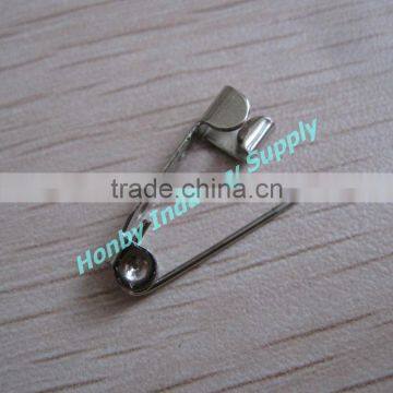 DIY Craft Badge 15mm Silver Steel Brooch Back Pin