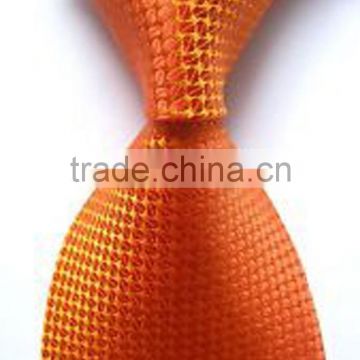 Exquisite orange silk necktie, special for party, ceremony, feast, banquet wear