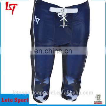 integrated pants with fixed padded pants american football pants in belt