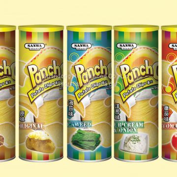 Halal snack food Pringles' style potato crisps