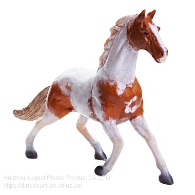 Children Present Recommended PVC Soft Safe Animal Figure Toys American Quarter Horse
