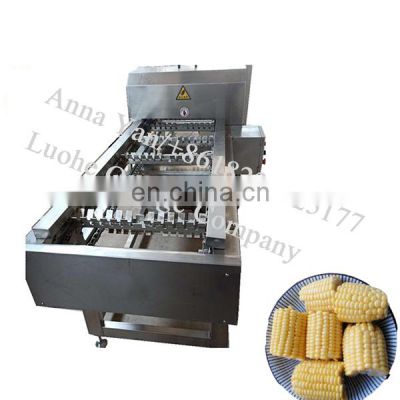 China Electric Frozen Sweet Corn Slicer Sweet Corn Cutter Frozen Corn Cutting Machine