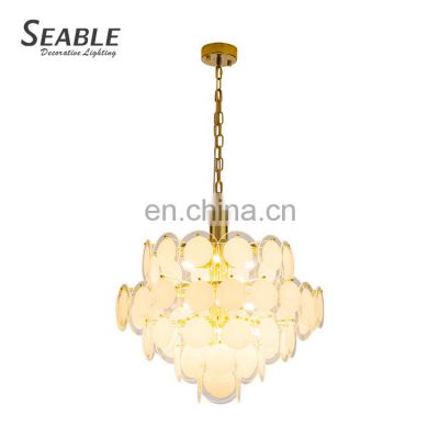 Wholesale Price Indoor Decoration Living Room Dining Room Glass LED Pendant Light