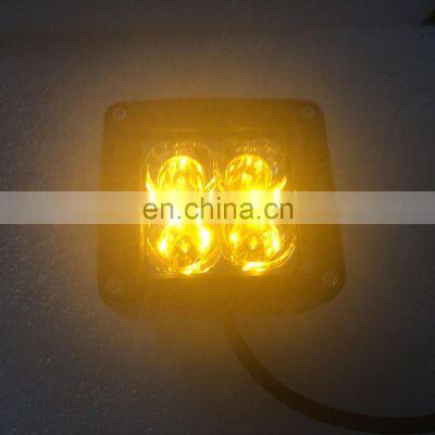 shanghai amber bright led driving light car led work light  lamp 20w