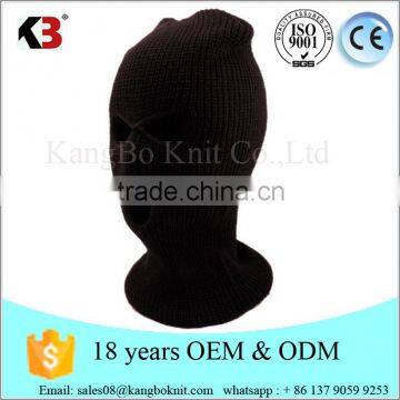 100% arcylic knitted balaclava men's outdoor sports face ski mask cap