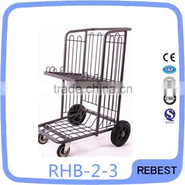High quality supermarket hand luggage trolley