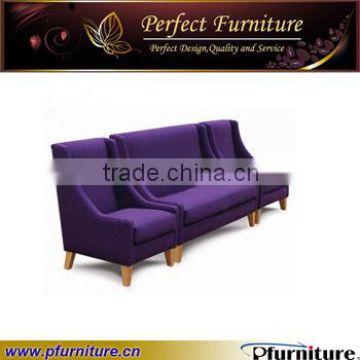 2013 new model Modern purple sofa set PFS5515
