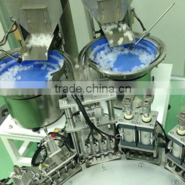 Top capacity Infusion set cap assembly machine with CE ISO