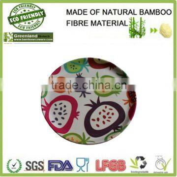 Bamboo biodegradable dish