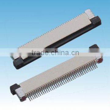0.5mm Pitch Side Entry SMT FPC Connector 50Pins Height 1.2mm