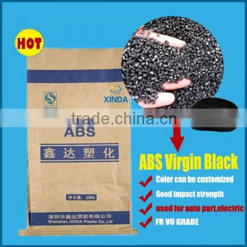 Manufacturer of New injection heat resistant black abs plastic pellets