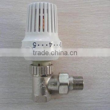 Brass 1/2" Automatic Thermostatic Radiator Valve(angle valves)