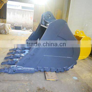 V460 3CBM Excavator Rock Bucket with 80GPE Adaptor