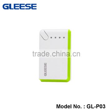 New Gleese FCC CE ROHS High Quality USB Smart Power Bank battery for portable charger mobile power 6600mAh xiaomi