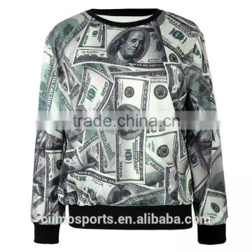 Men's Abstract Art Sublimation Printing All-over Printed Sweatshirt