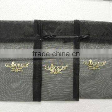 sheer organza bag with logo printing