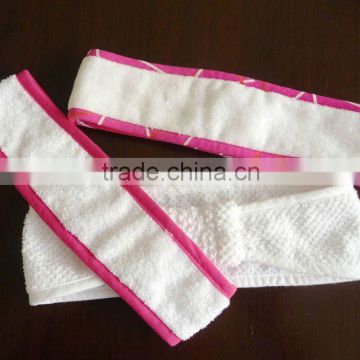 cotton head band towel with super absorbant