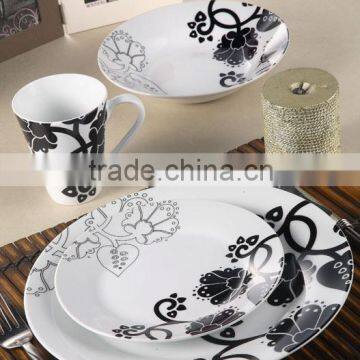 moden design 20pcs dinner set porcelain