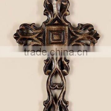 Handcarved Christian Wooden Cross