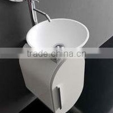 2013 Newest Italian Lacquer Mini Small PVC Bathroom Furniture MJ-501