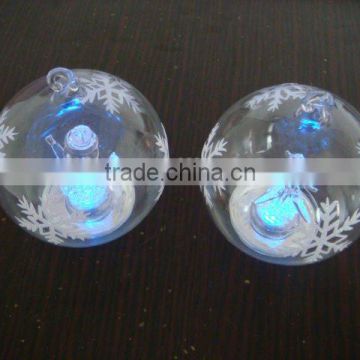 glaring factory supplied spun glass christmas LED light