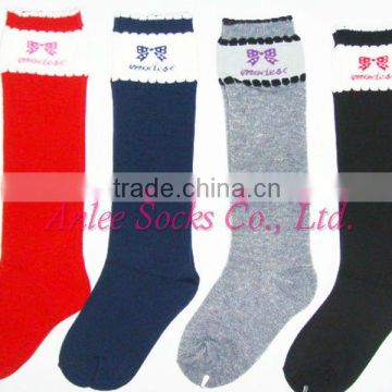 CKC-6009 children nylon baby knee high socks