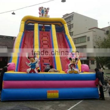 2015 hot inflatable mickey slide,mickey inflatable slide