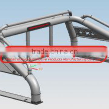 3"American Style Steel Roll Bar with side handrail for Toyota Hilux Vigo2009-2013