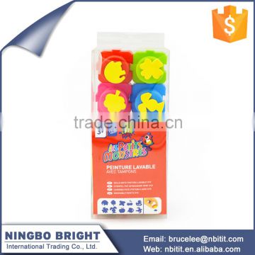 China wholesale 10pcs Finger Paint Puzzles with EVA Stamp