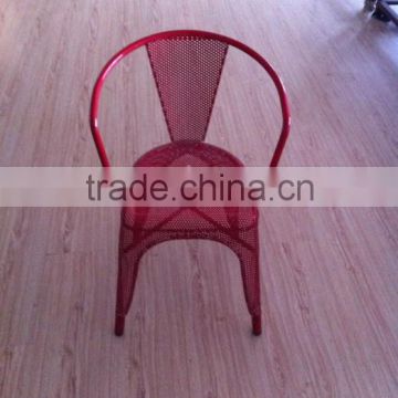 Metal mesh dining chair