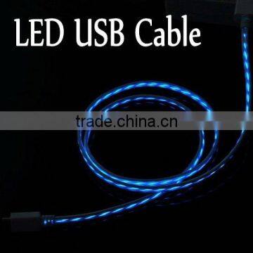 gow LED USB cable , usb date line, charging USB line, USB LED cable