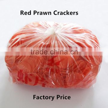 Best seller of Red Prawn Cracker Crispy Tasty seafood snacks with 2KG 227G 200G 180G 150G 120G ready to serve