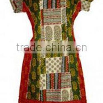 short sleeves kurti, ladies printed cotton kurti, top, dress