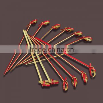 100% natural disposable decorative party color flat bamboo sticks
