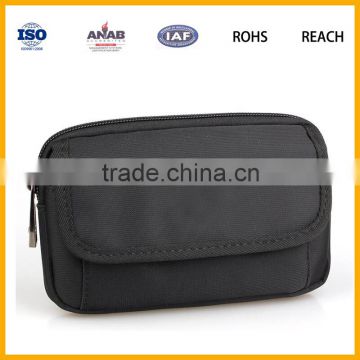 Promotional High Quality Cheap 600D Men and Women Cycling Waist Bag with Hasp