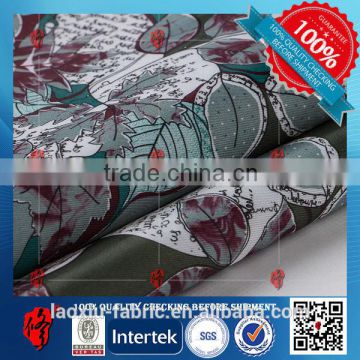 camouflage twill polyester taffeta textile fabric