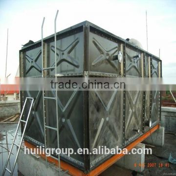 Black food grade enameled steel water treatment tank