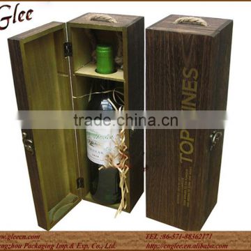 Retro single wine bottle box