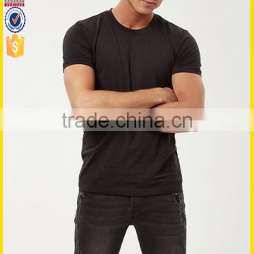 cheapest V-neck men's plain cotton t shirt OEM/ODM