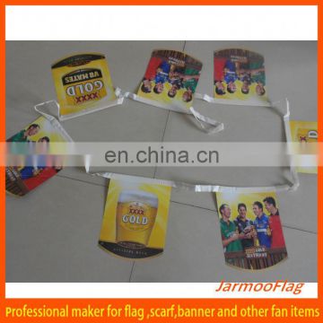 cheap full color hanging bunting flag