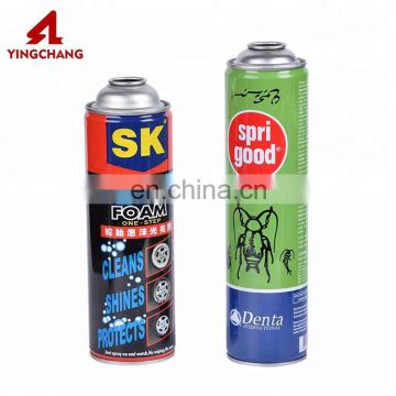 Tinplate metal aerosol spray paint can aerosol cylinder