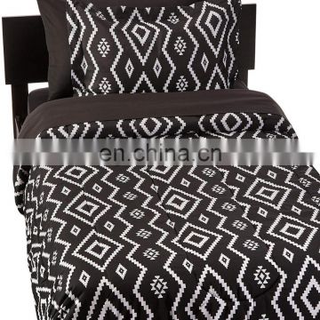 Fashion Black design bed bedding set bed 100% cotton
