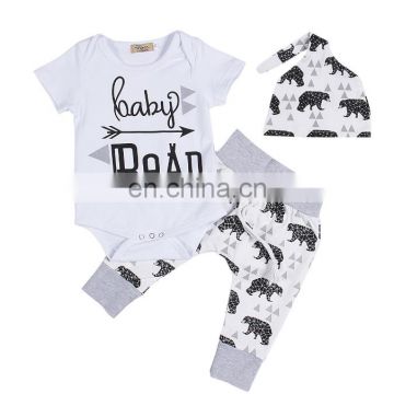 Wholesale summer baby clothing baby romper set