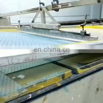 silk screen printing tempered ceramic frit glass price for door