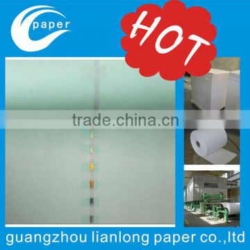 hot sale A4 banknote cotton security thread watermark paper lianlong brand