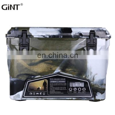 Middle size  Cooler box  Hot Sell waterproof Hard  thermal  cooler box 35 QT Insulated ice chest for outdoor camping fishing