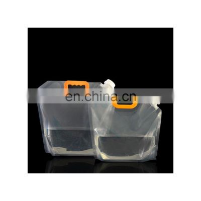A Lot Of Hot Selling Stand Up Bags Transparent Stand Up Nozzle Bag