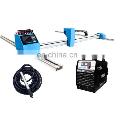 portable cnc plasma cutter machine Metal plate Cut Stainless Carbon steel cutting gantry Huayuan  LGK Toploong source Air / wa