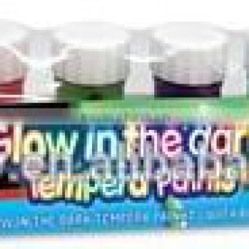 6ct*20ml Glow In The Dark Tempera Paint A0255